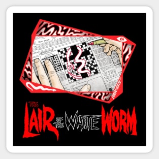 Lair of the White Worm - Crossword Tee Sticker